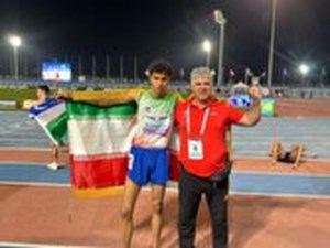کسب اولین طلای ایران در مسابقات دوومیدانی نوجوانان آسیا