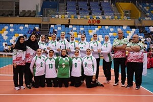 پیروزی تیم ملی والیبال نشسته بانوان مقابل هند در قهرمانی آسیا