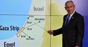دولت مستقل فلسطینی قرار است کجا ایجاد شود؟ واکنش ایران به نمایش نقشه جعلی بیبی از خاورمیانه