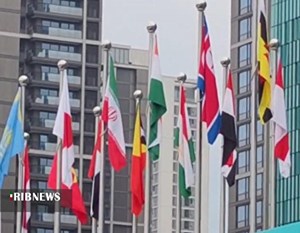 بازیهای آسیایی هانگژو؛ اهتزار پرچم جمهوری اسلامی ایران در دهکده بازیها