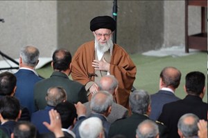 دیدار مسئولان نظام و سفرای کشورهای اسلامی با رهبر انقلاب