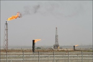 خاموشی بخشی از فلر نفتی در غرب ایران