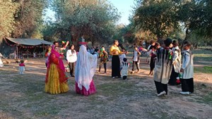 جشنواره آئین های بومی محلی نوروزی در بیشه عقیلی