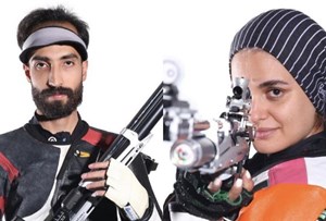 تیراندازی انتخابی المپیک؛ تیم تفنگ میکس ایران در رده پنجم